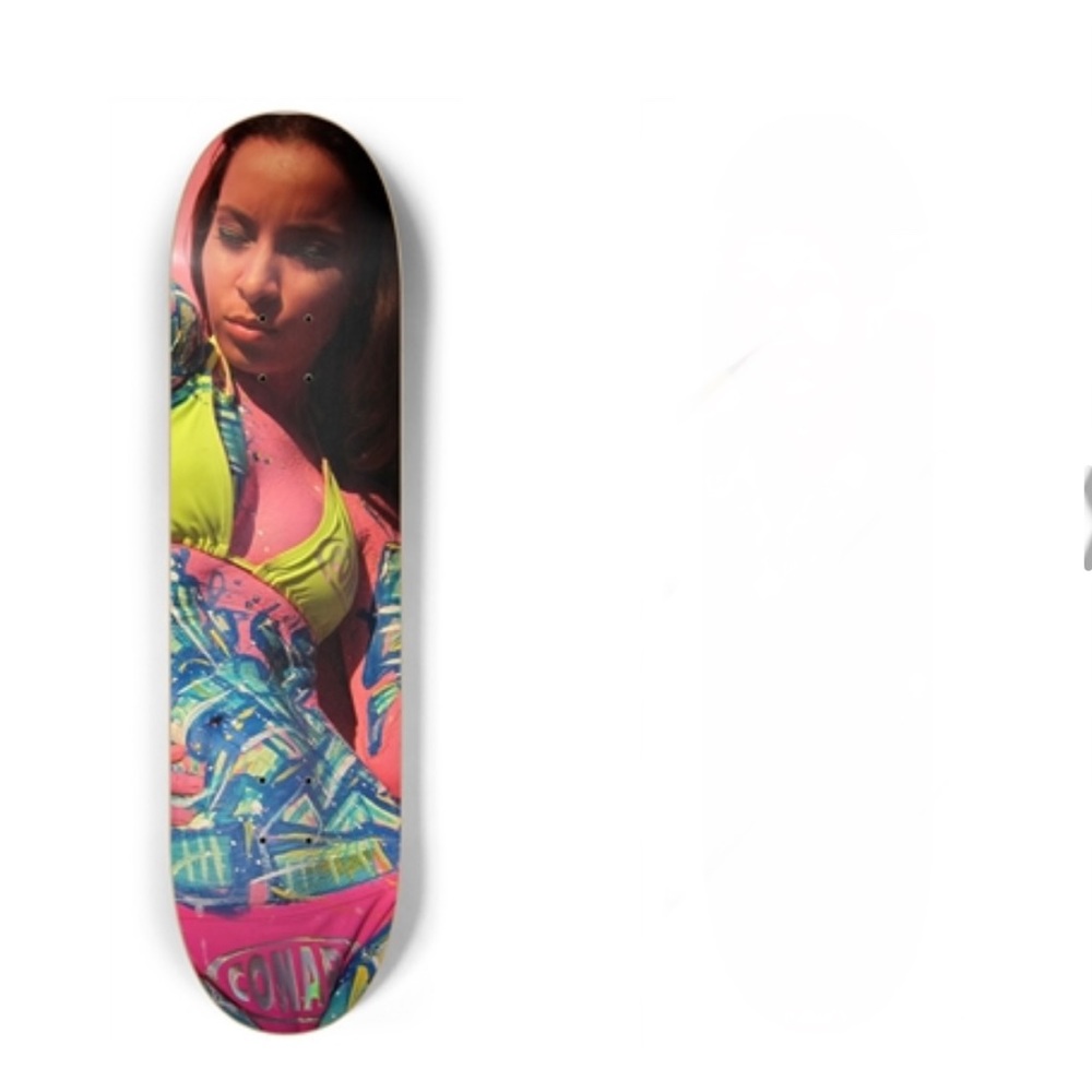 THANKX UTI CONART "A$H" FOTO skateboard deck sealed new size 8.5
